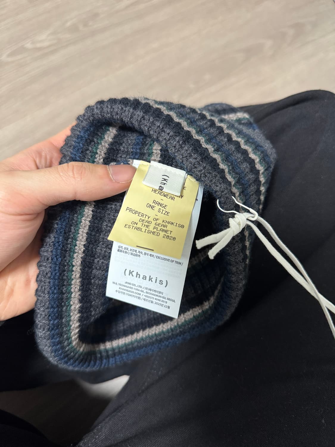 카키스 하버 비니 블랙 상품이미지1