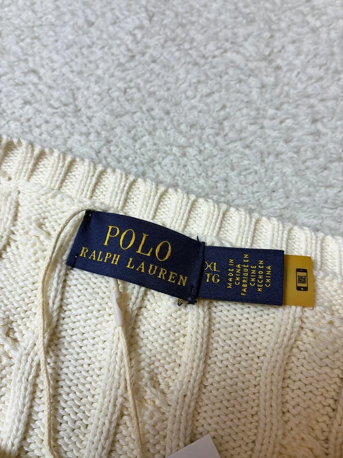 폴로 랄프로렌 큐알 신형 꽈배기 코튼 니트 PN7997 상품이미지6