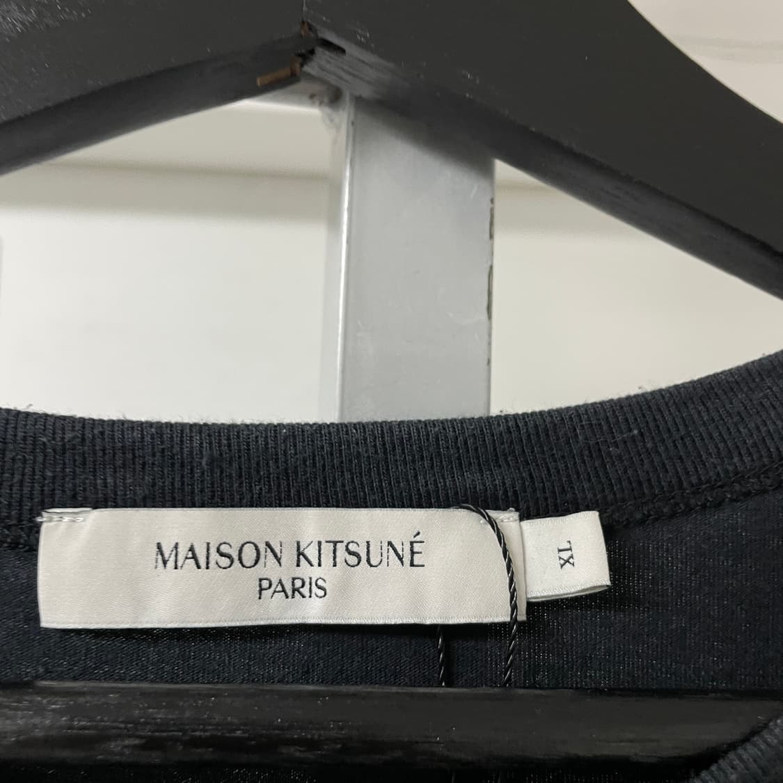 메종키츠네 반팔 티셔츠 블랙 XL 상품이미지5