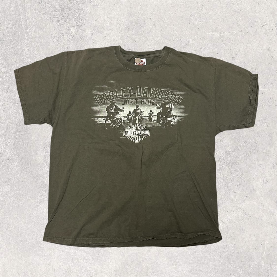 할리 데이비슨 x 헤인즈 그래픽 반팔 튜블라 티셔츠 XL 상품이미지2