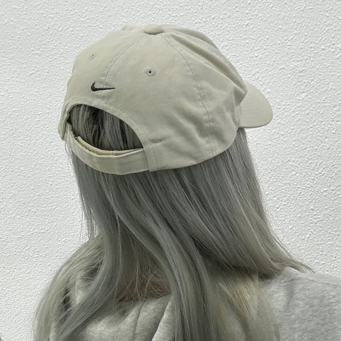 나이키 테니스로고 화이트 볼캡 상품이미지4