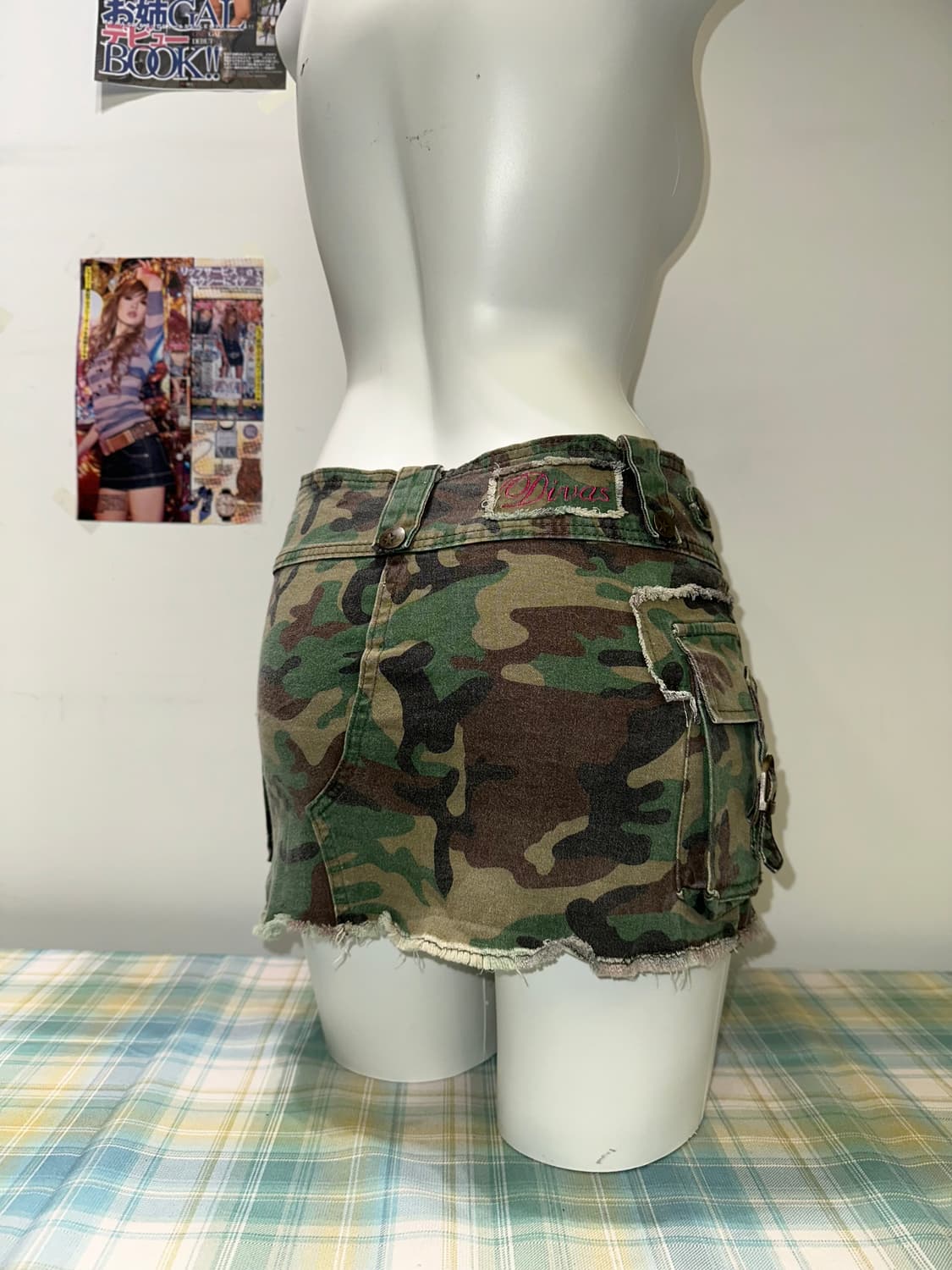 camouflage cargo short skirt 상품이미지4