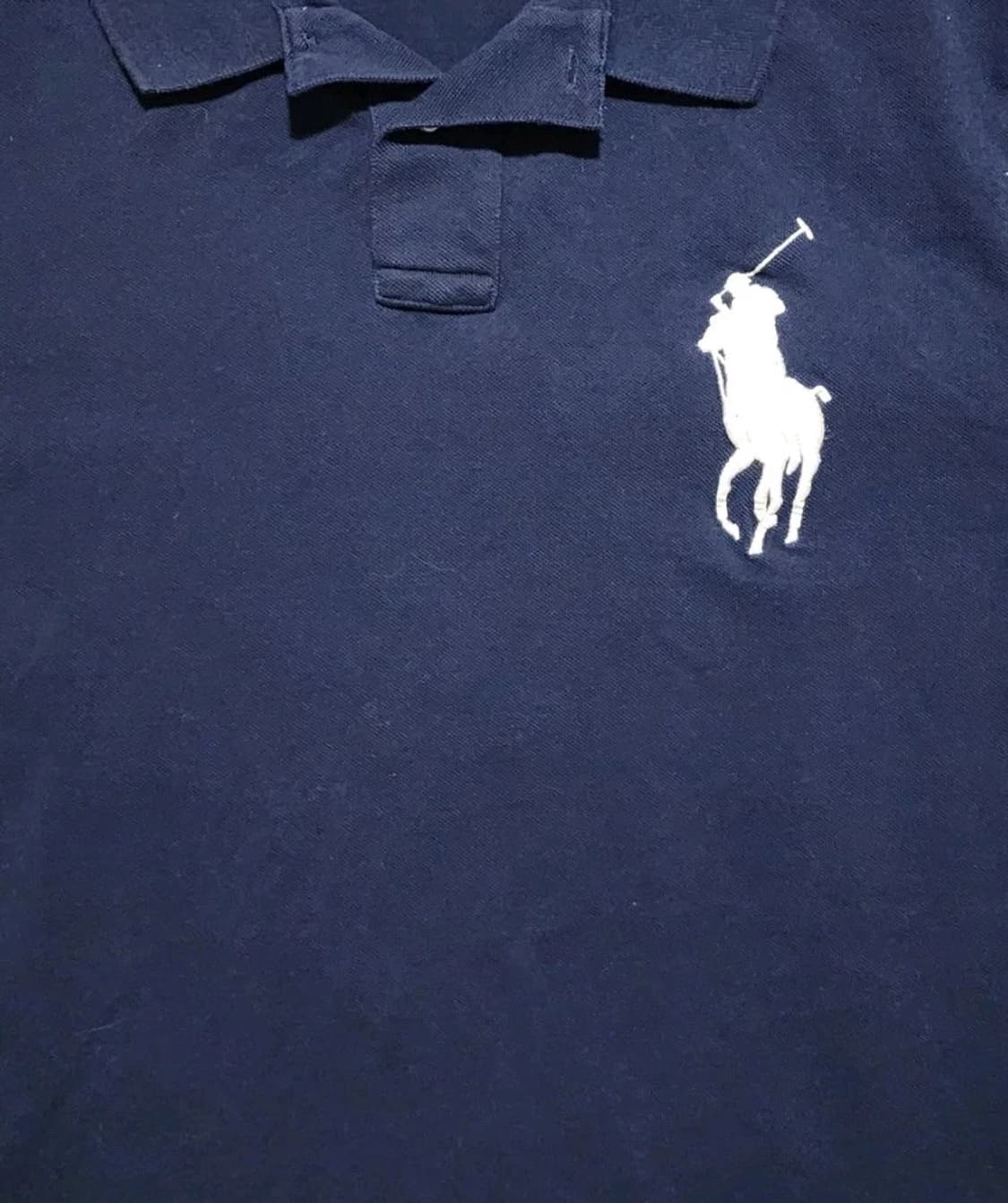 폴로 랄프로렌 빅포니 카라티 네이비 화이트 상품이미지4