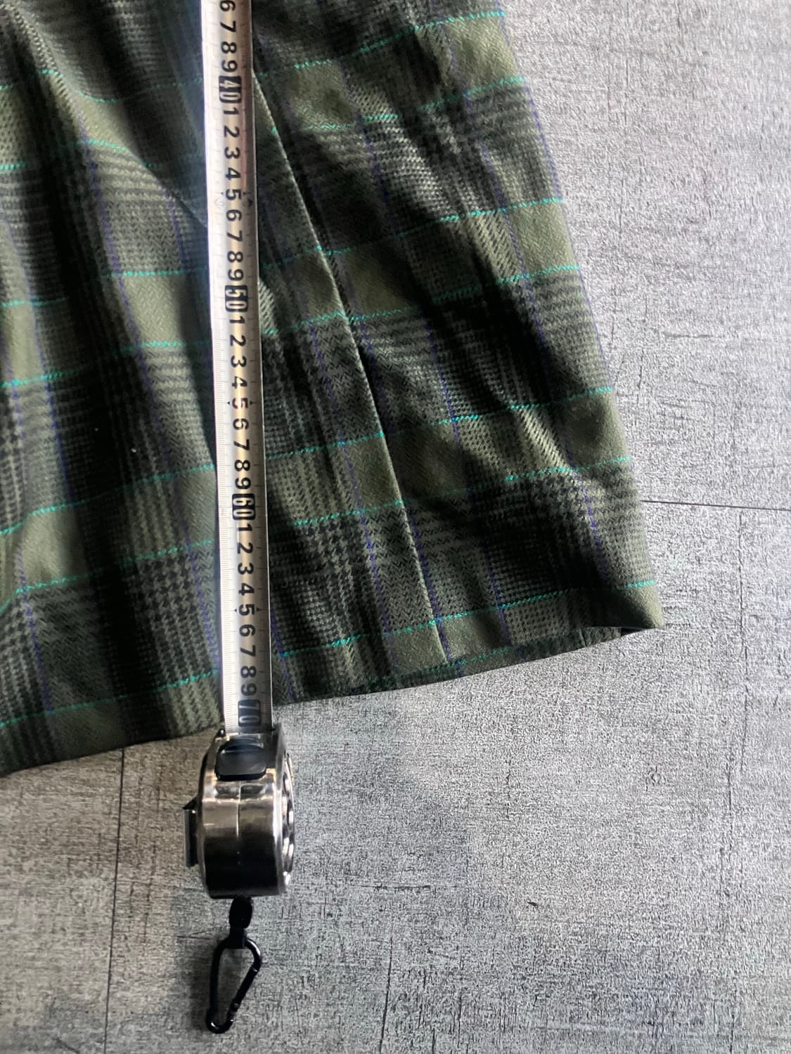 일본빈티지 Merange 하구미모리걸 아메카지 울 금장 버뮤다팬츠 상품이미지3