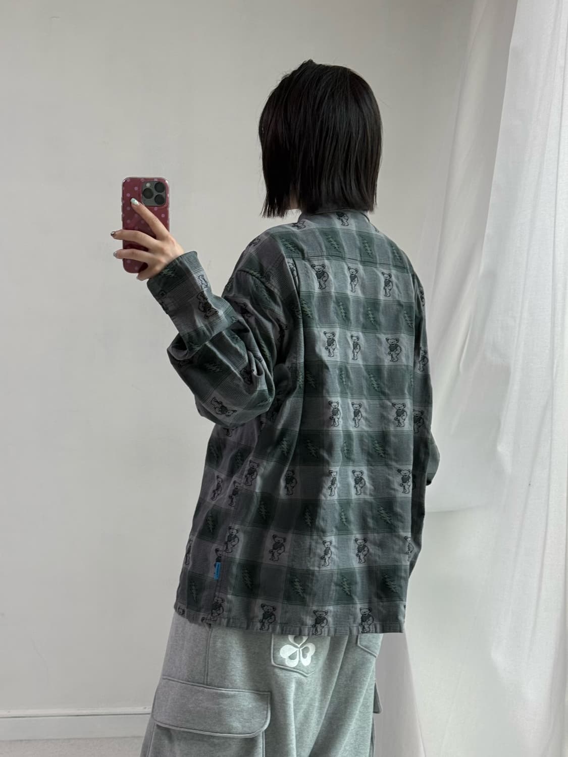 디스이즈네버댓x그레이트풀 데드 자카드 셔츠 상품이미지4