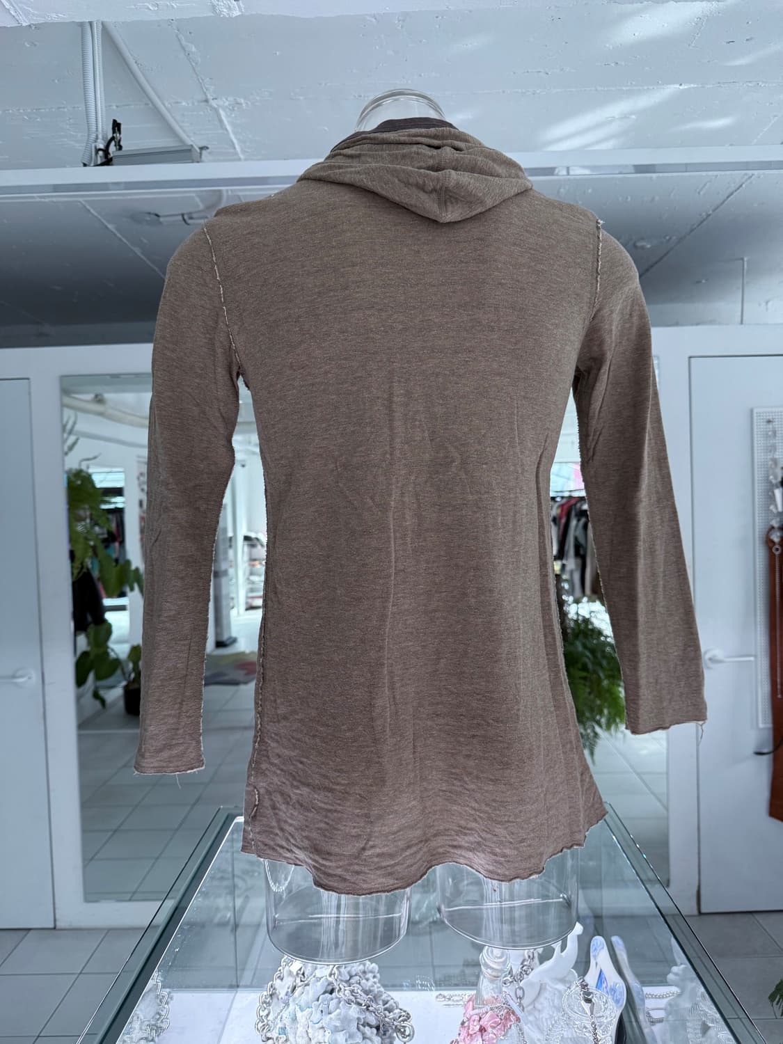 hooded long cardigan 상품이미지2