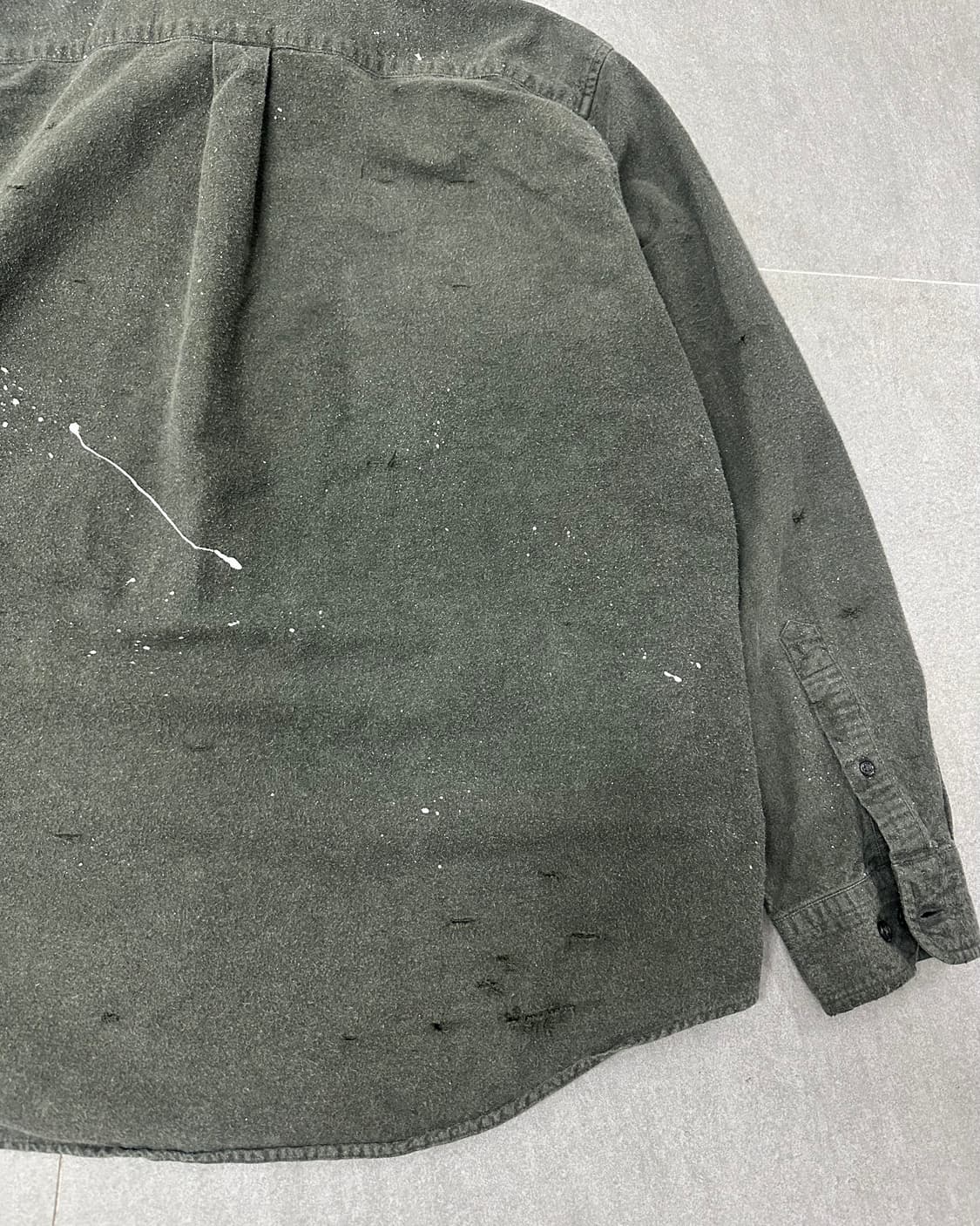 (2XL)빈티지 울 커스텀 셔츠-M2004 상품이미지7