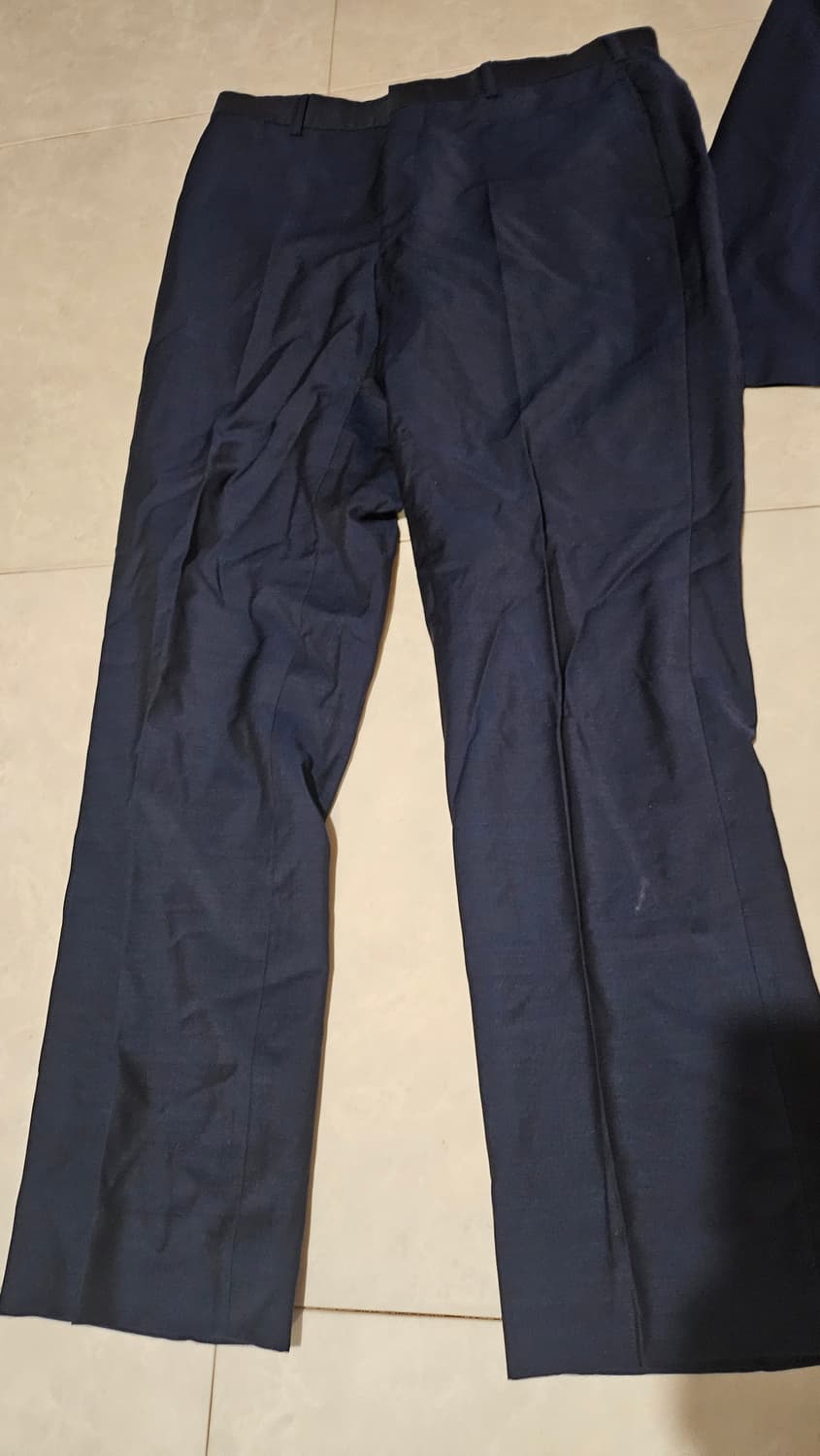 [48/84] 빨질레리 여름 정장 수트 셋업 자켓 바지 네이비 컬러 상품이미지3