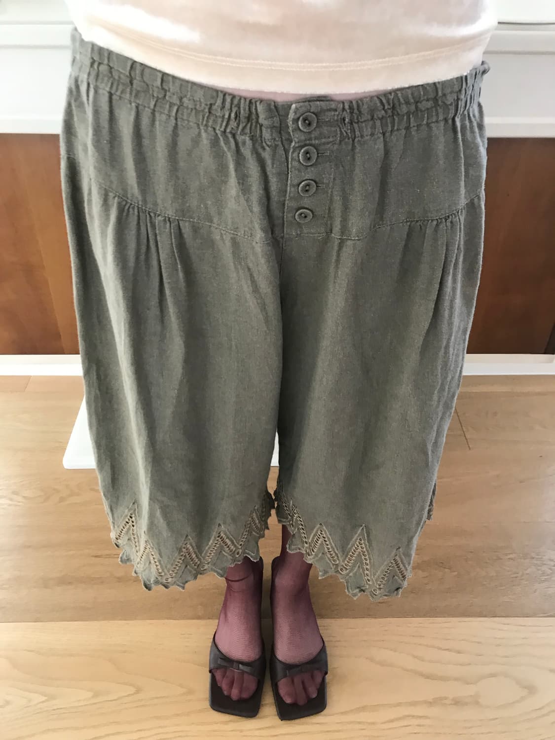 vintage lace button pants 상품이미지7