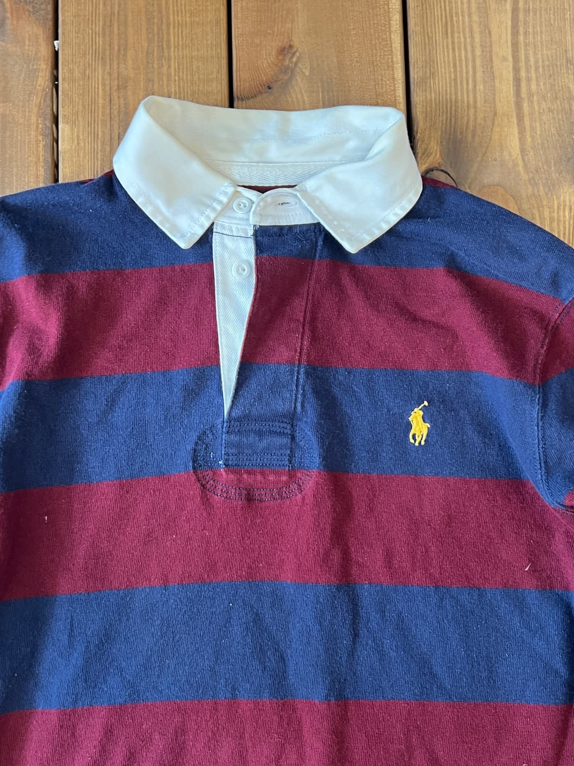 폴로 버건디 스트라이프 카라티 상품이미지8