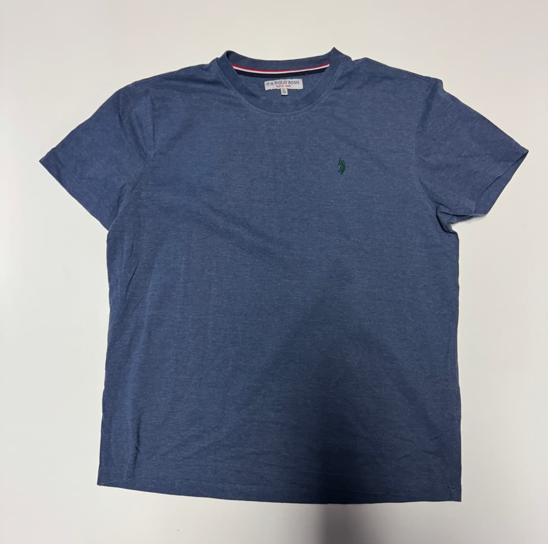 US 폴로 아센 24년도 미니멀 포니 반팔 티셔츠 L ~ XL 네이비 상품이미지1