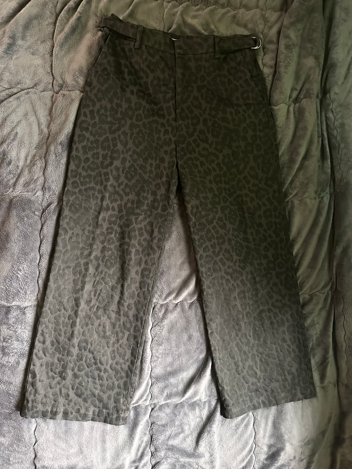 윤세 와이드 레오파드 팬츠 상품이미지1