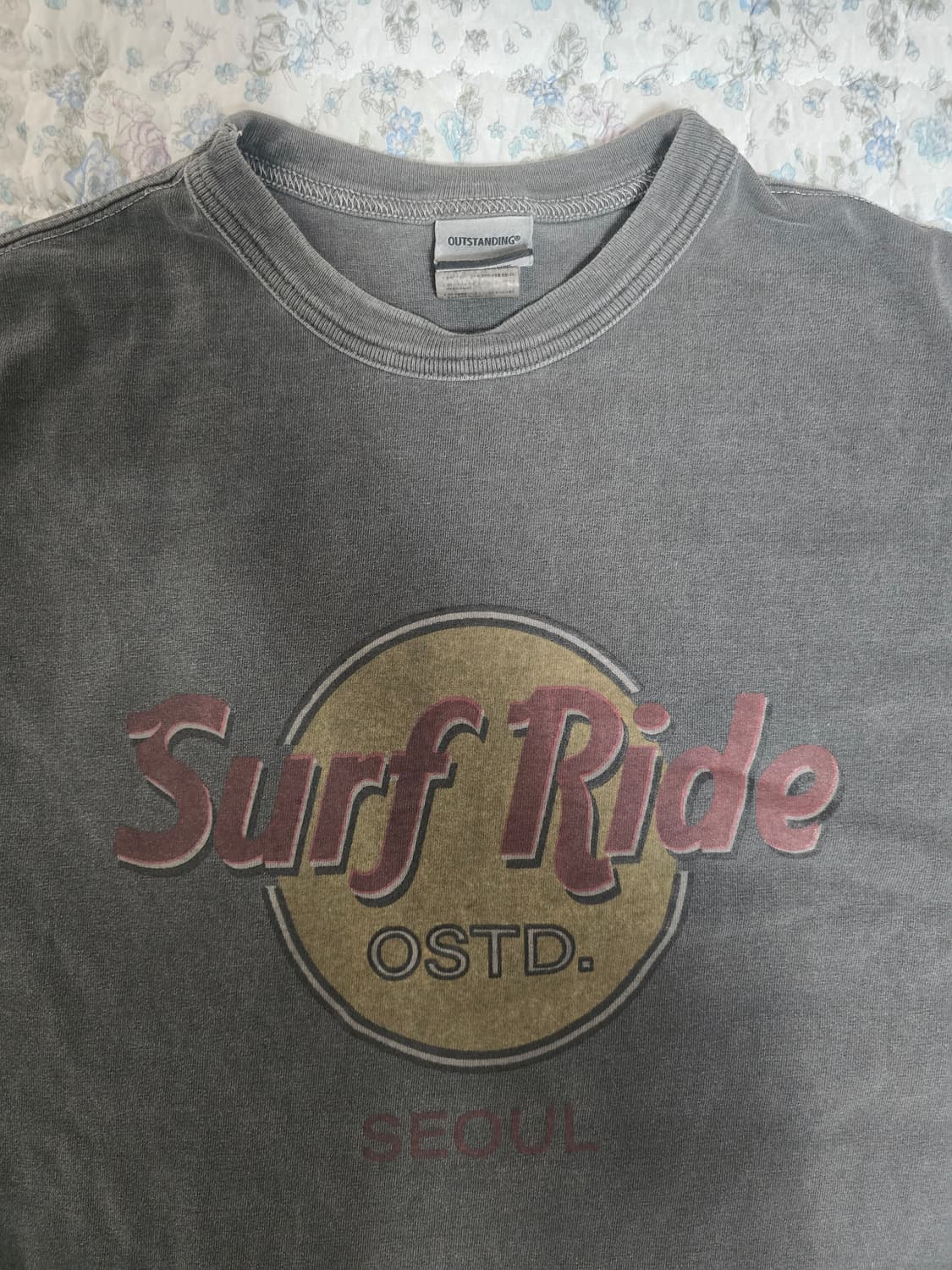 아웃스탠딩 life is tee SURF RIDE TEE S사이즈 상품이미지7