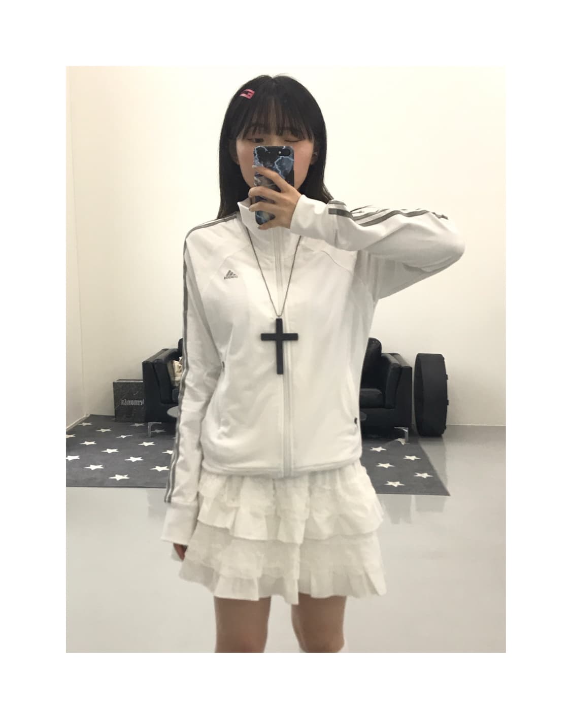 Adidas White & Silver Jersey 상품이미지1
