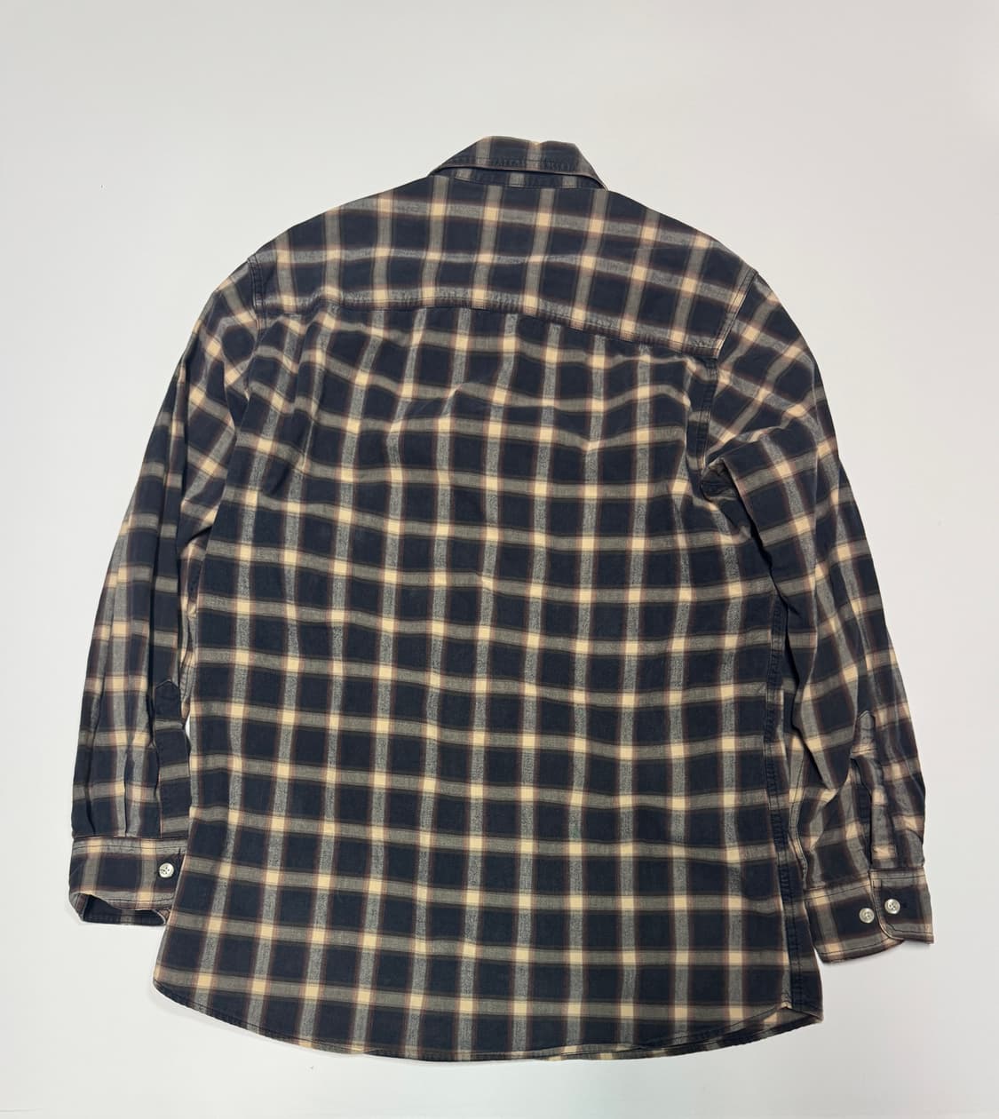 아베크롬비 y2k 빈티지 패턴 체크 셔츠 상품이미지2