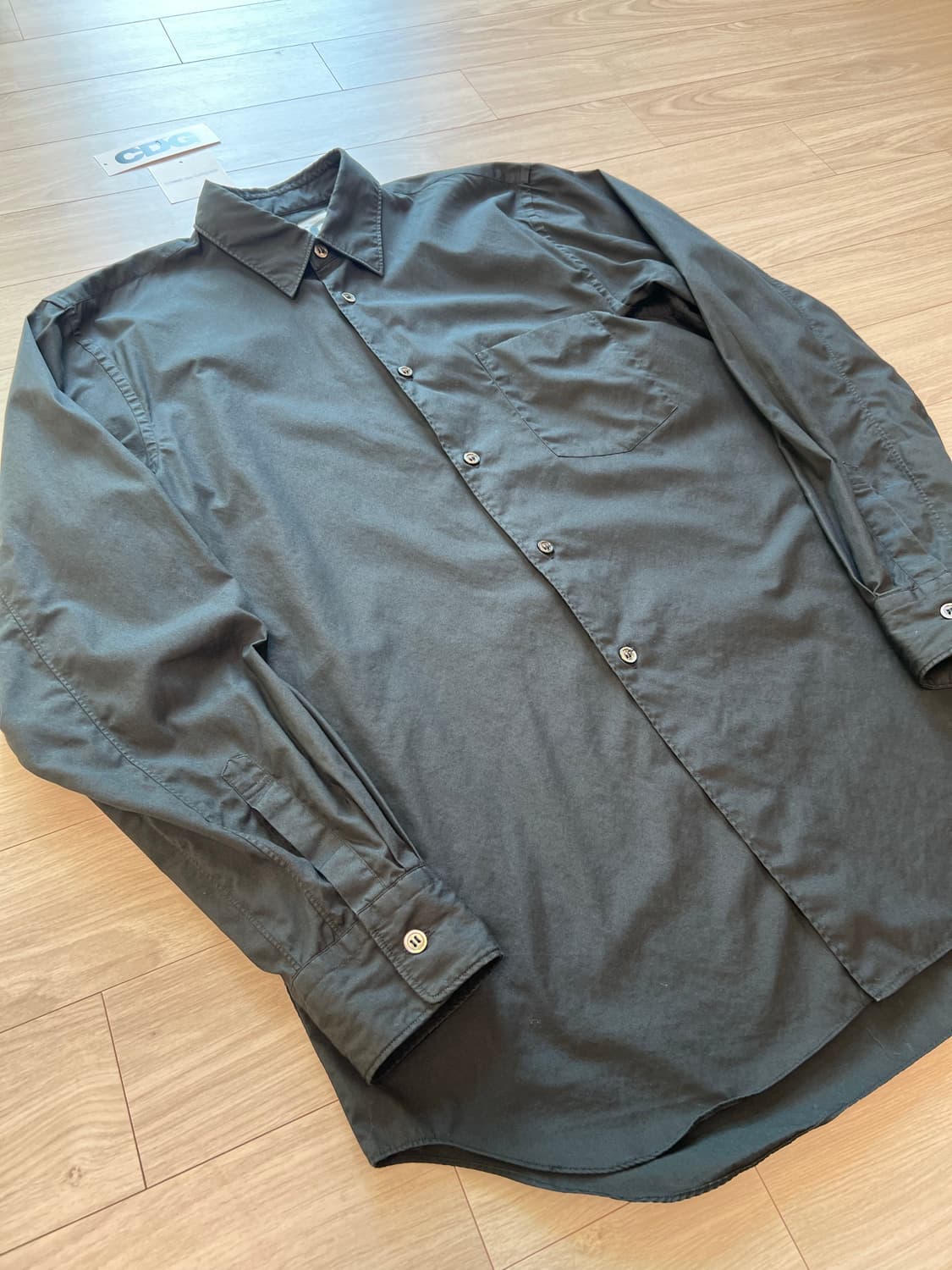 꼼데가르송 / CDG 블랙 코튼 셔츠 / M 상품이미지3