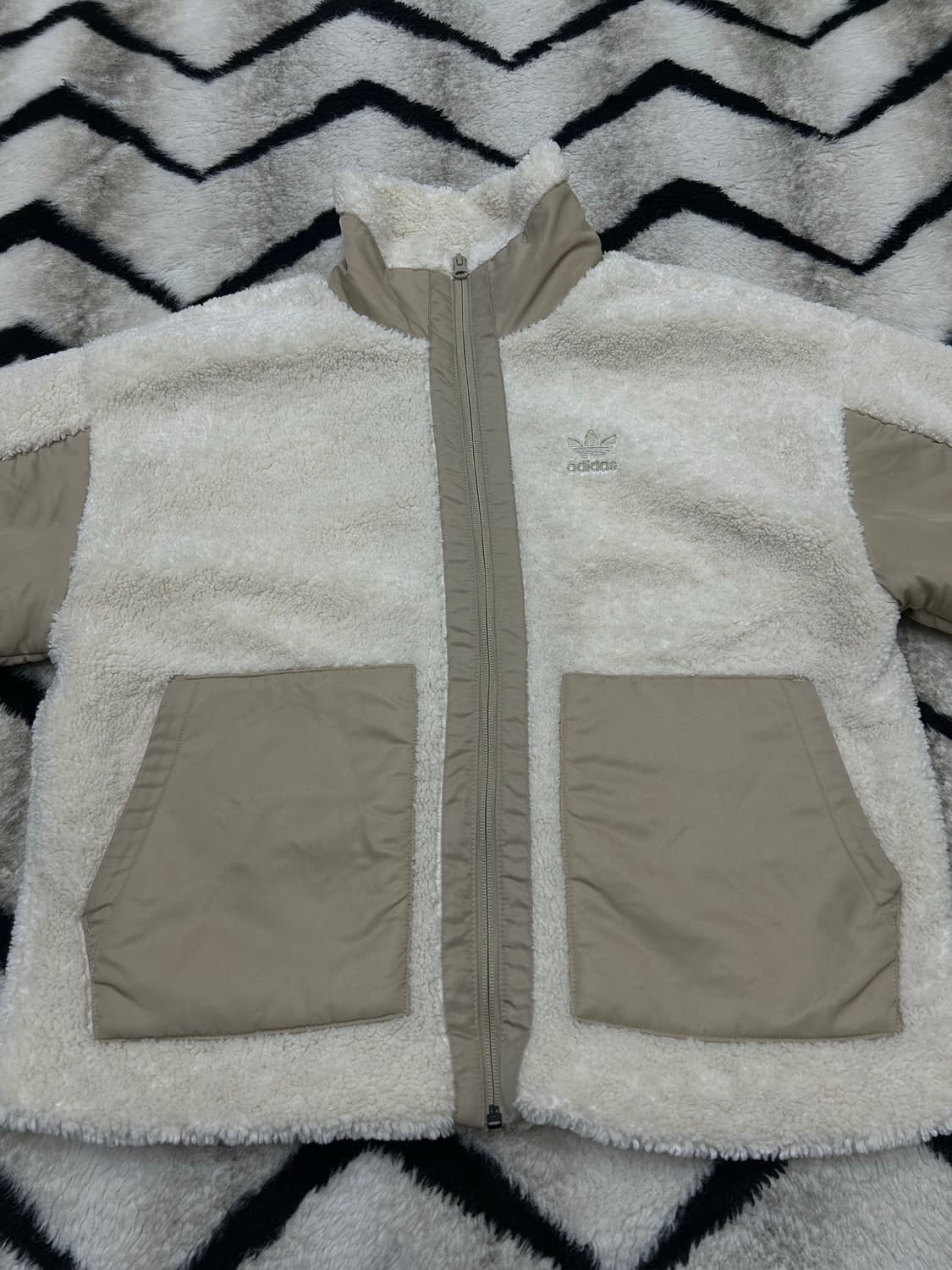 [XS]아디다스 쉐르파 바이커 자켓 상품이미지4