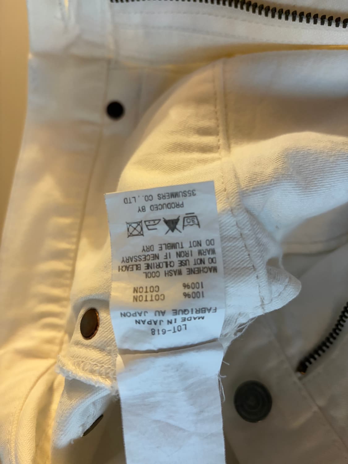 anatomica 618 original pants (white) 상품이미지9