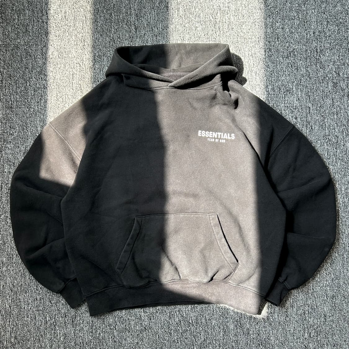 피어오브갓 에센셜 블랙 포토 후드티 상품이미지1