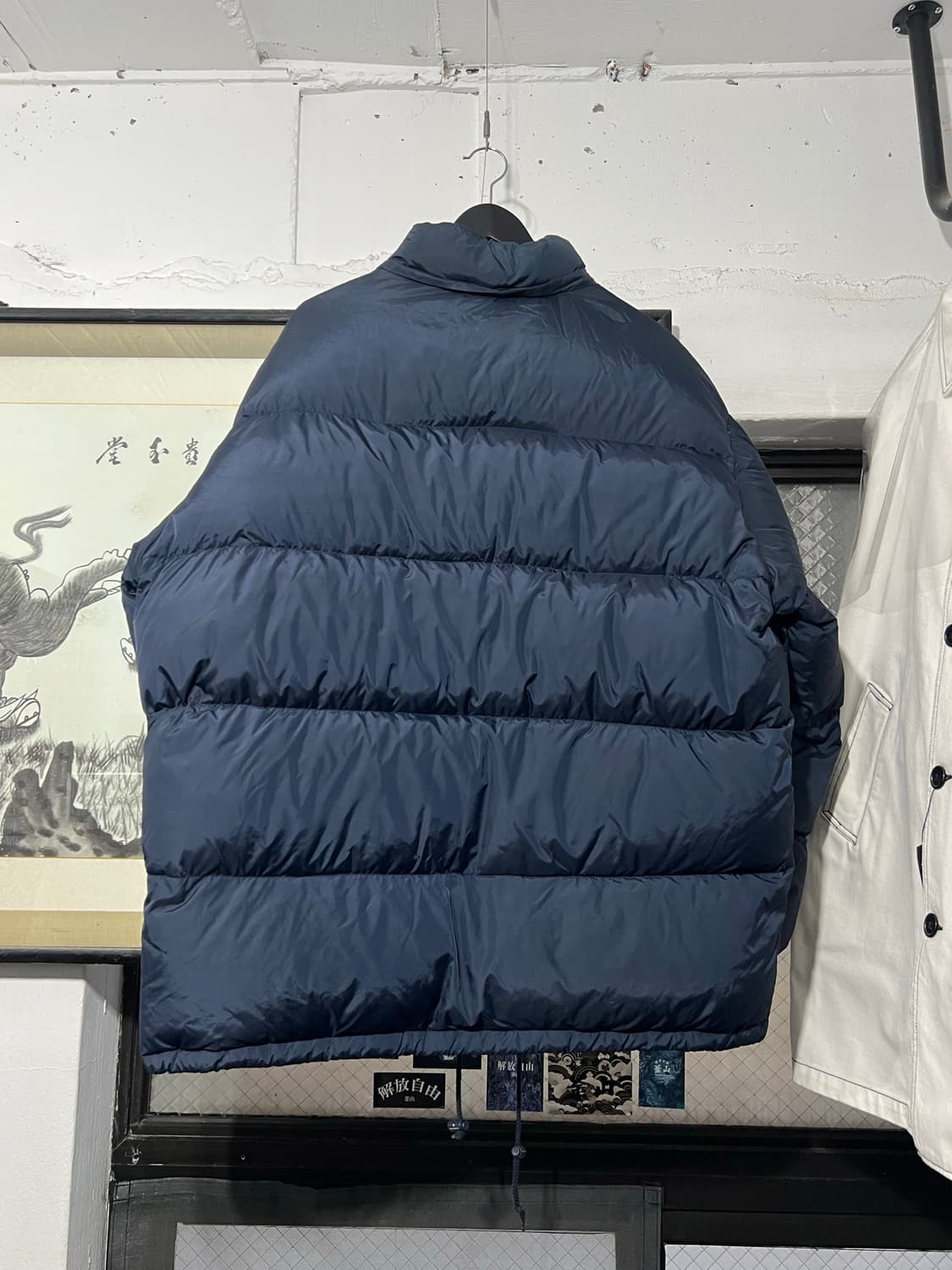 컨버스 네이비 빅 사이즈 패딩4L 상품이미지4