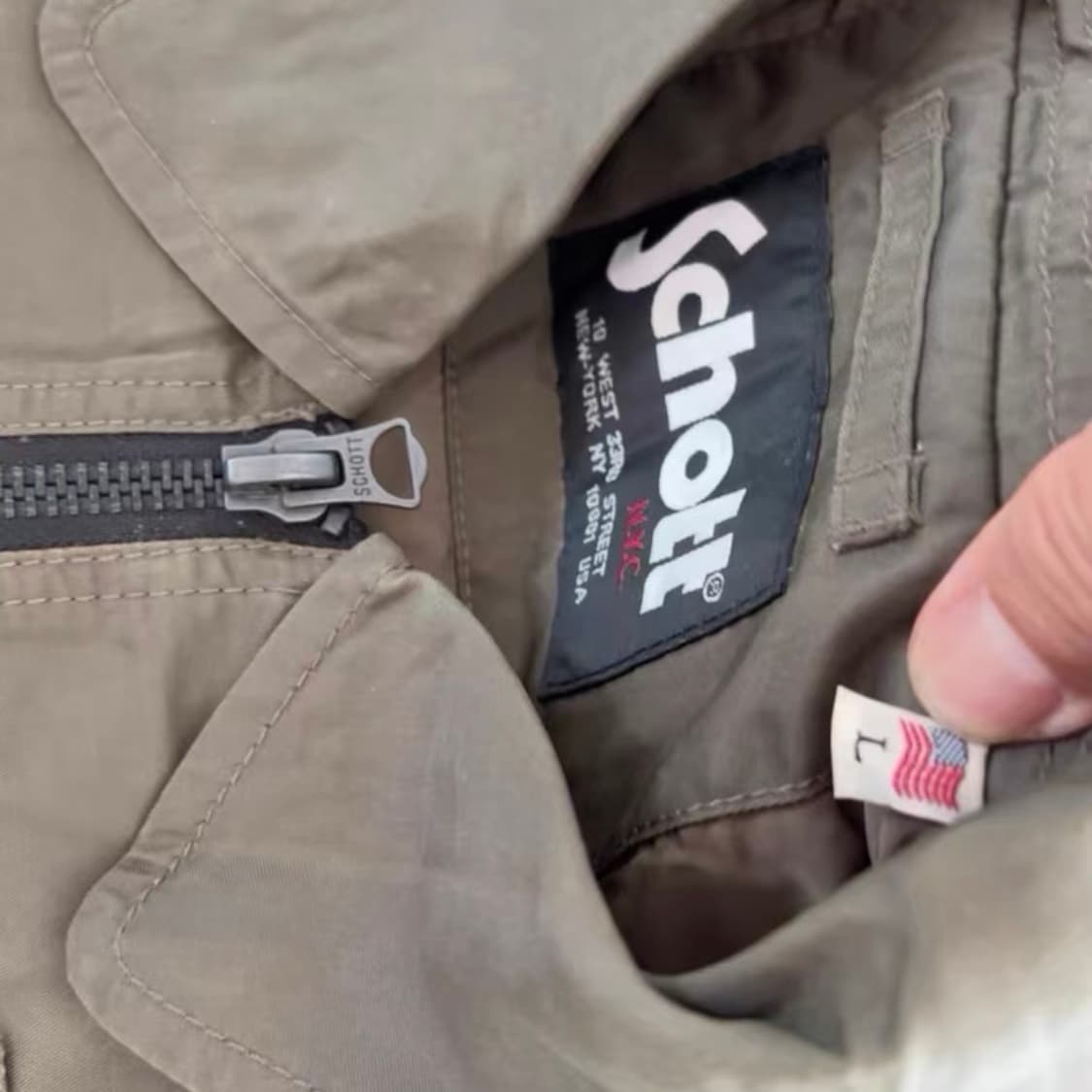 Schott NYC 오리지널 CWU-45P 플라이트 자켓 상품이미지3