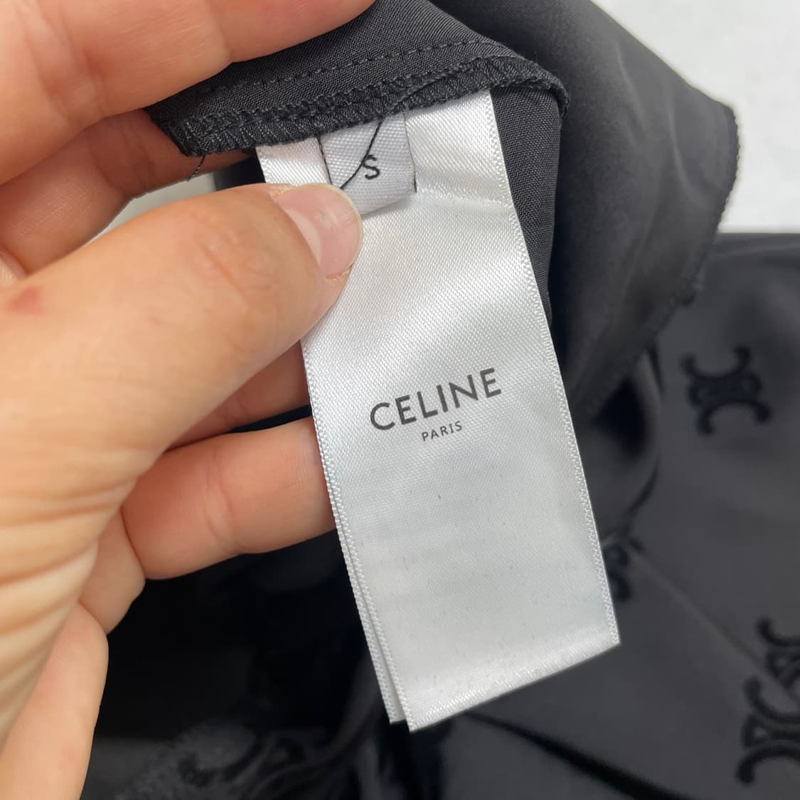 셀린느 Celine 트리오페 벨루어 모노그램 팬츠 S 상품이미지3