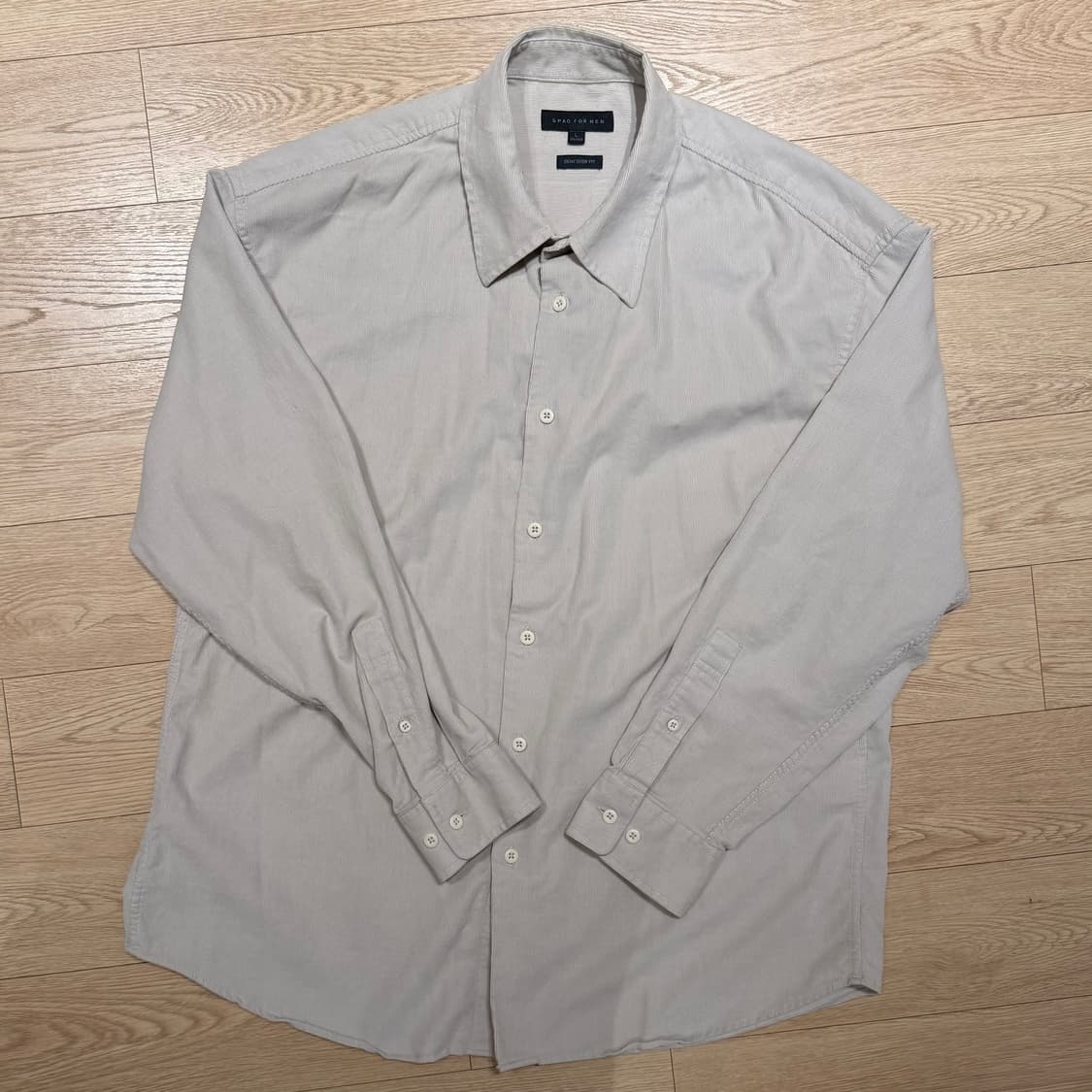 SPAO FOR MEN 코듀로이 셔츠 베이지 L 상품이미지3
