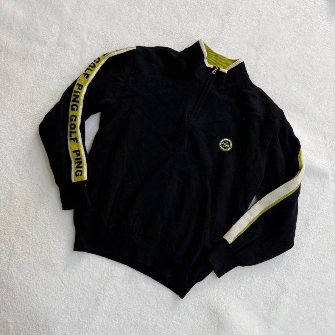 100 핑 방풍 반집업 니트 0319T 상품이미지1