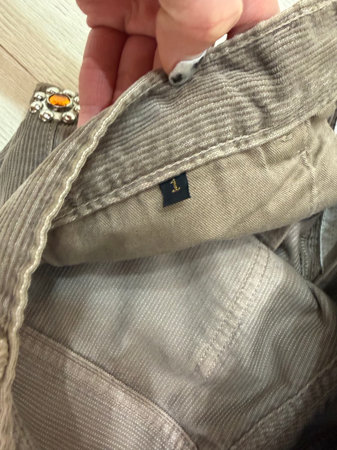 1) 캐피탈 코듀로이 잼스톤 플레어 팬츠 팝니다. 상품이미지8