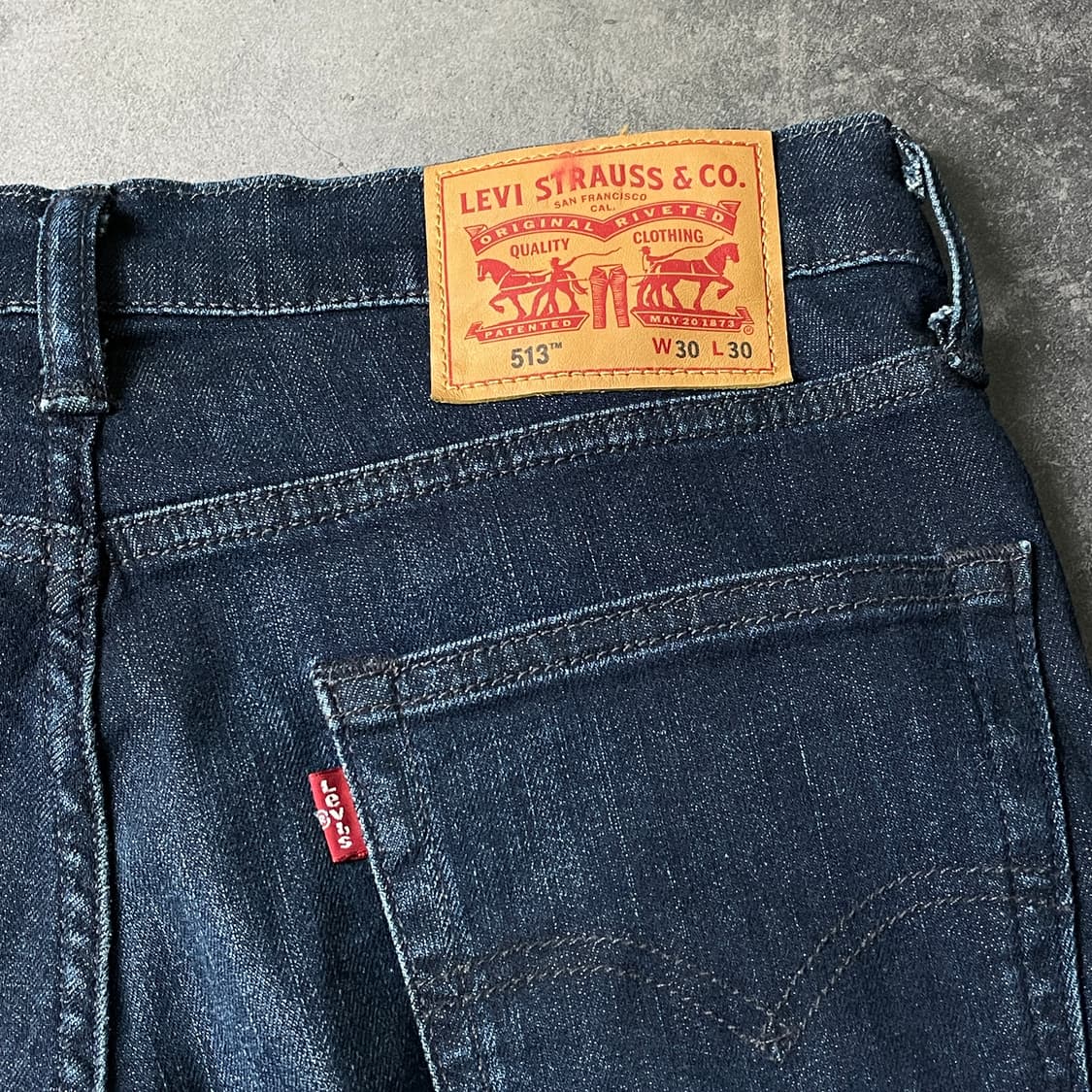 LEVI'S 리바이스513 슬림 스트레이트핏 코튼 데님 팬츠 A00660 상품이미지7