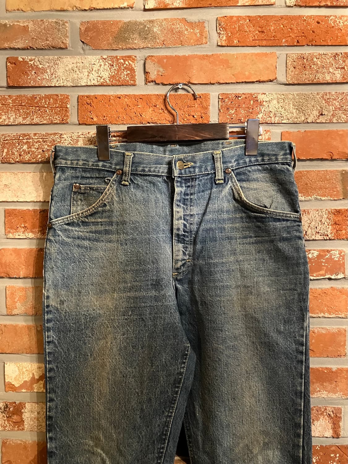 70s USA LEE 빈티지 리 라이더스 200 부츠컷 카우보이 데님팬츠 상품이미지3