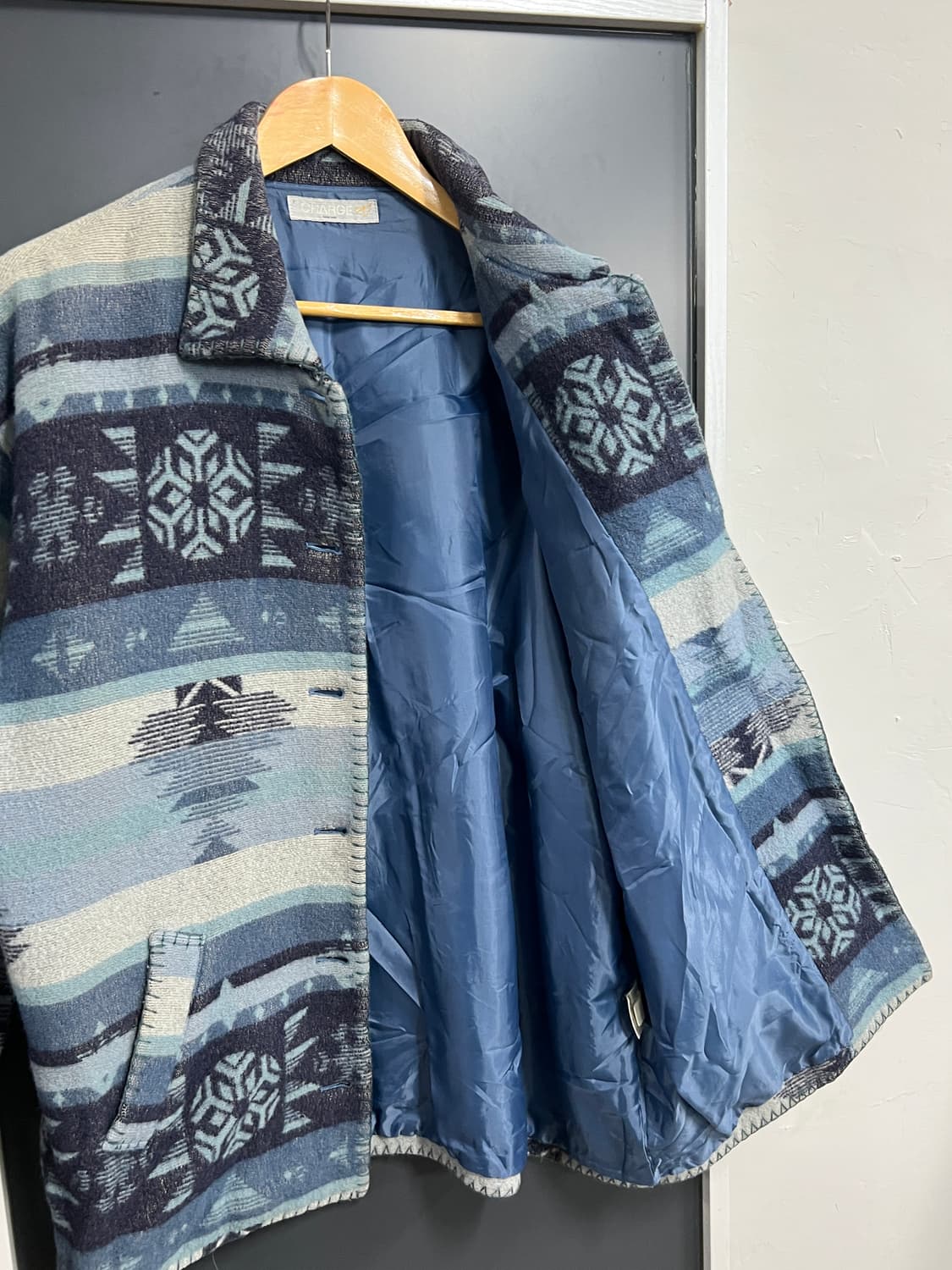 Japan Vintage 재팬 빈티지 기하학 패턴 노르딕 자켓 상품이미지4