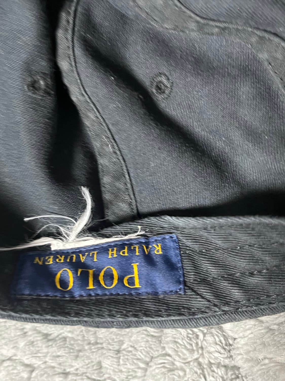 Polo black cap 상품이미지3