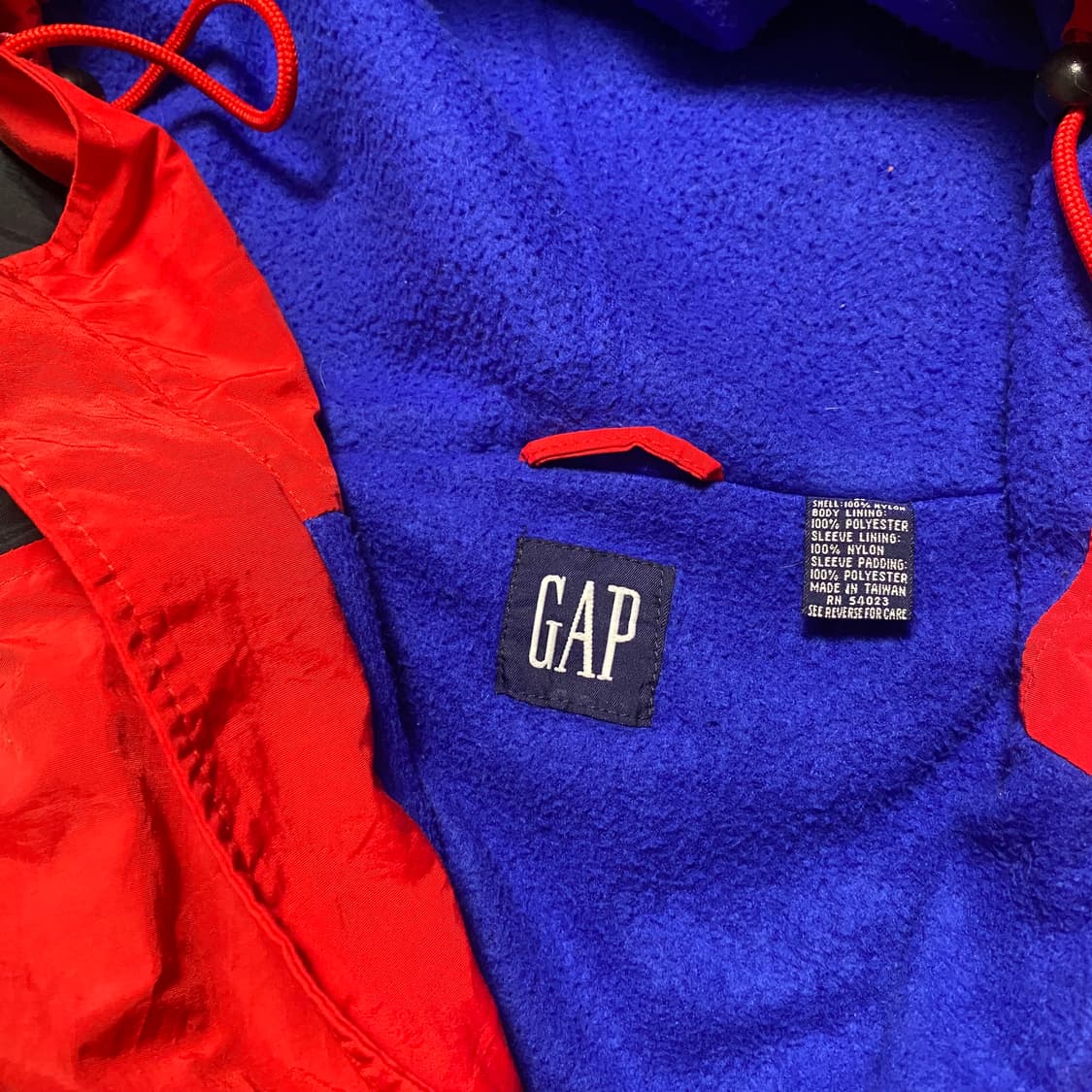 🌊90s Old gap Alpine Fleece Anorak Parka 상품이미지9