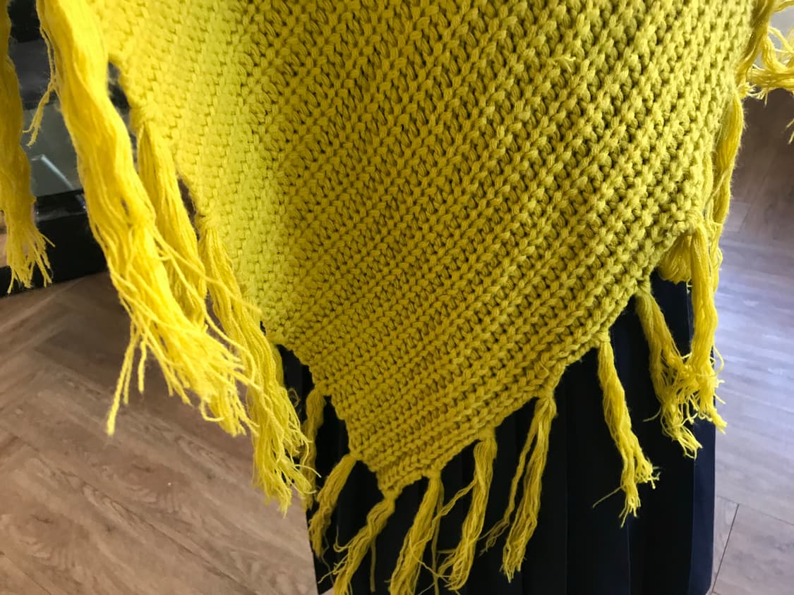 vintage tassel turtle neck cape 상품이미지6