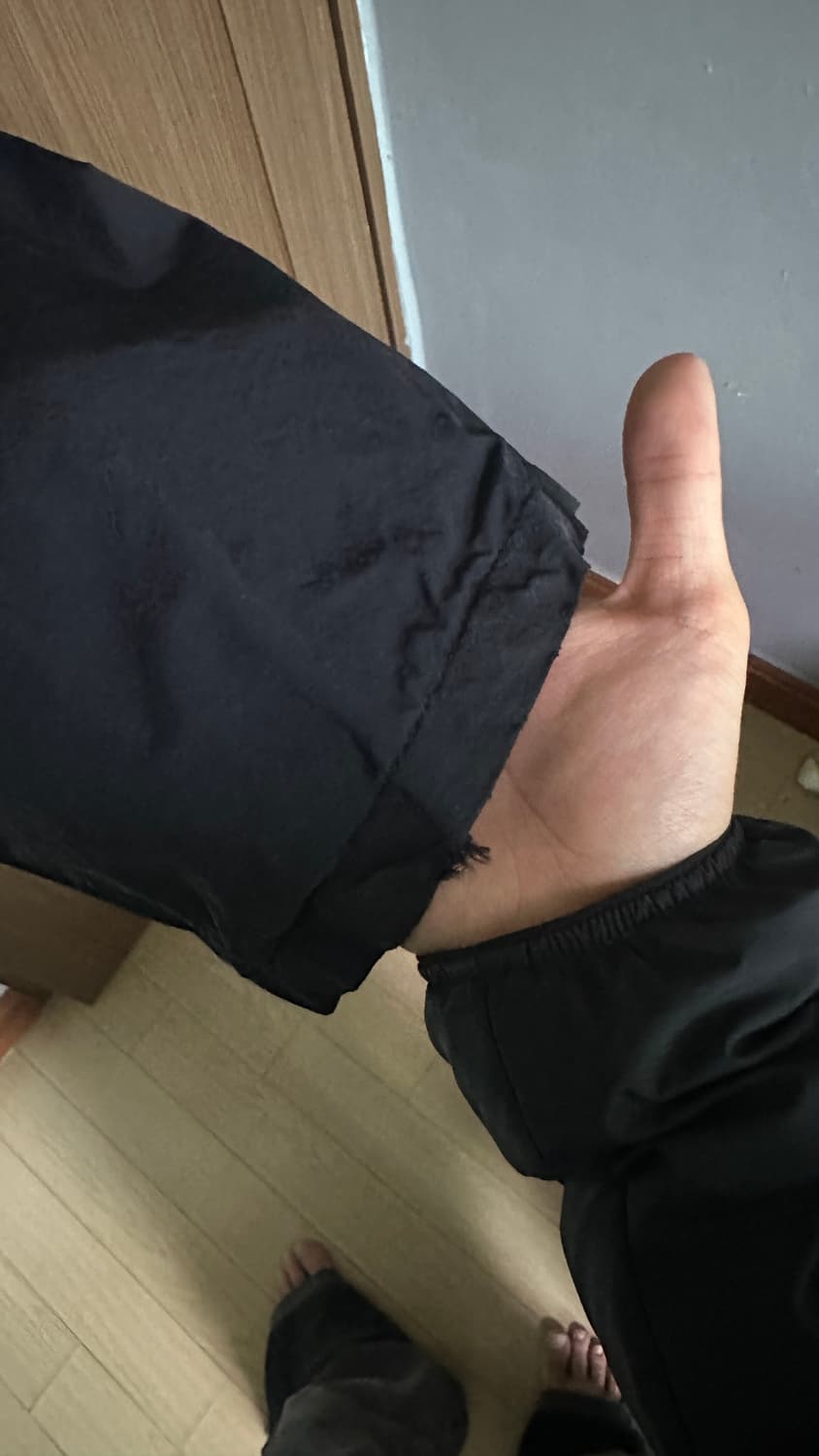 산산기어 나일론 웨이브 팬츠 블랙 (초판) 상품이미지3