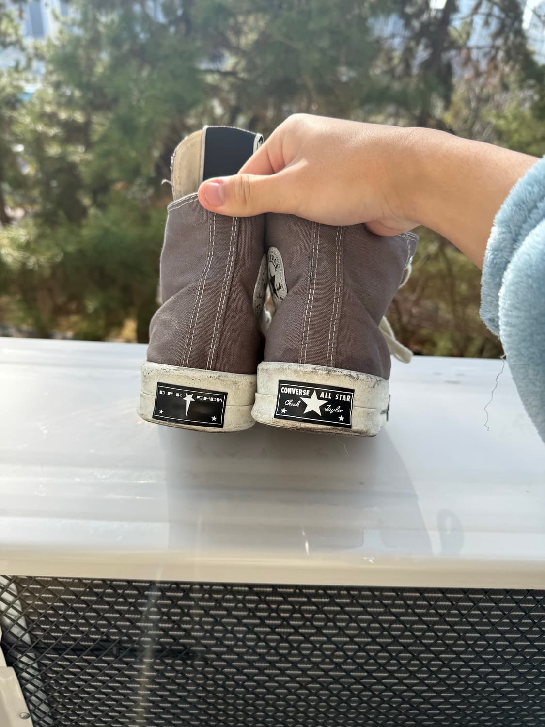 컨버스 x 다크쉐도우 터보다크 척 70 하이 그레이 상품이미지7