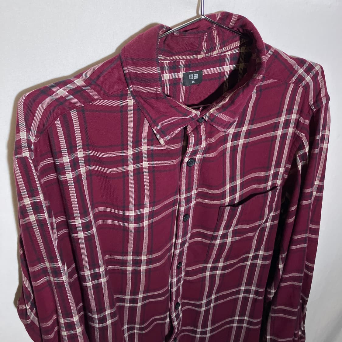 2XL)유니클로 체크셔츠 남방 상품이미지5