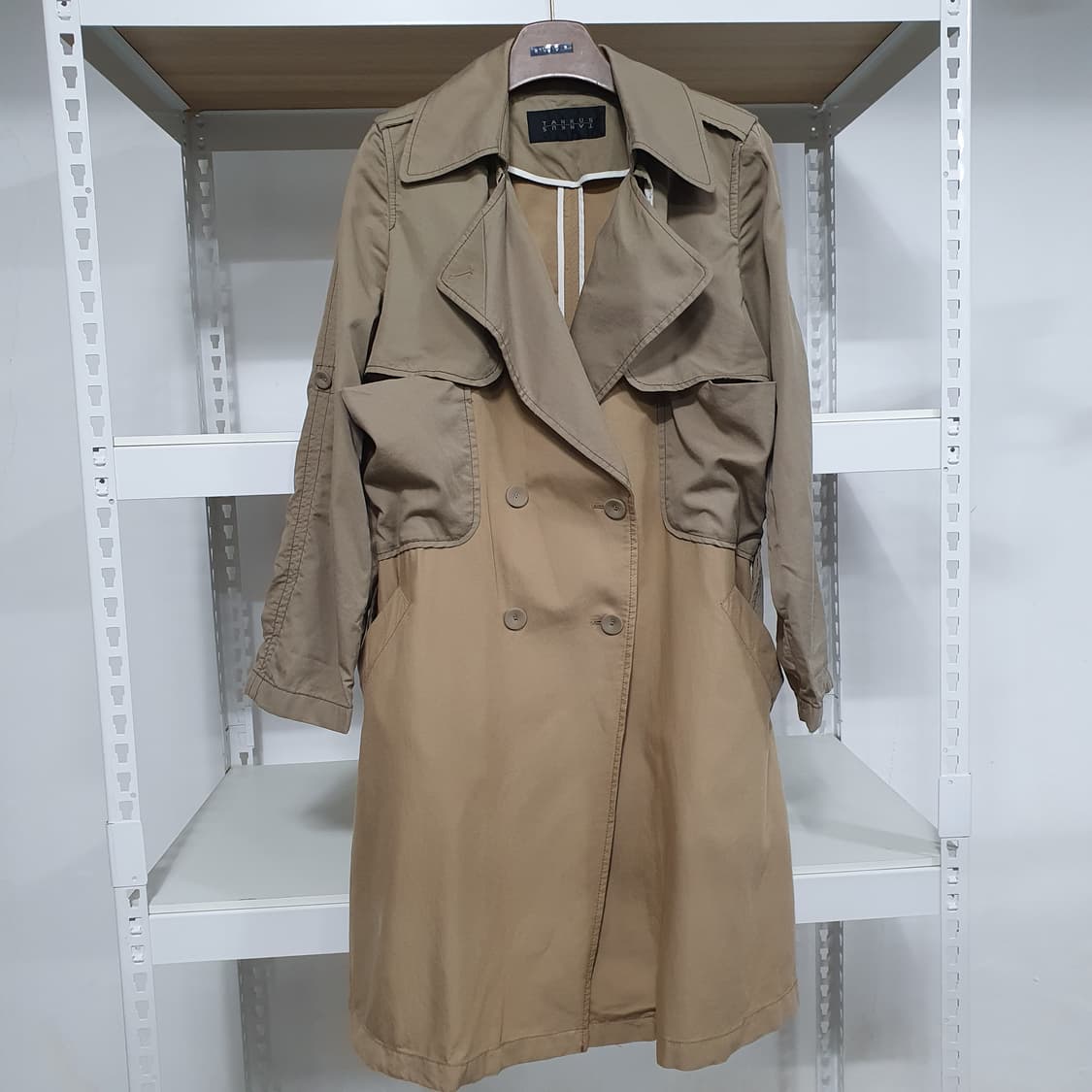 (~66반) 탱커스 톤온톤 트렌치 코트 상품이미지3