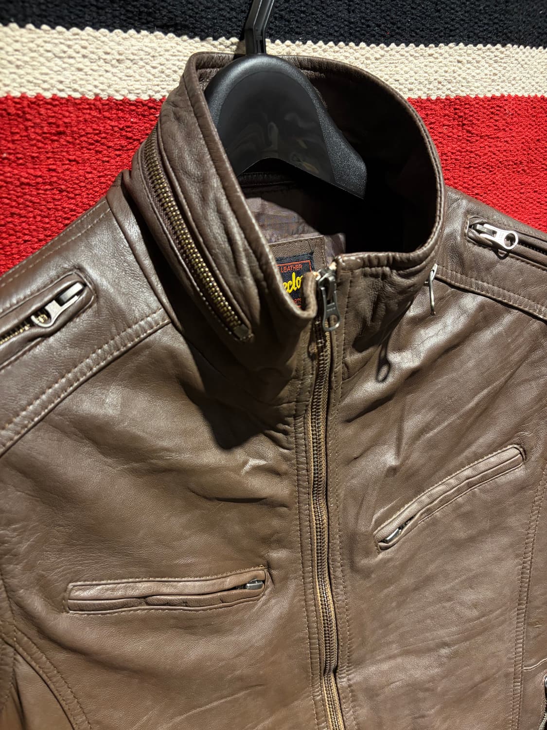 Freedom sheep skin leather jacket 상품이미지2