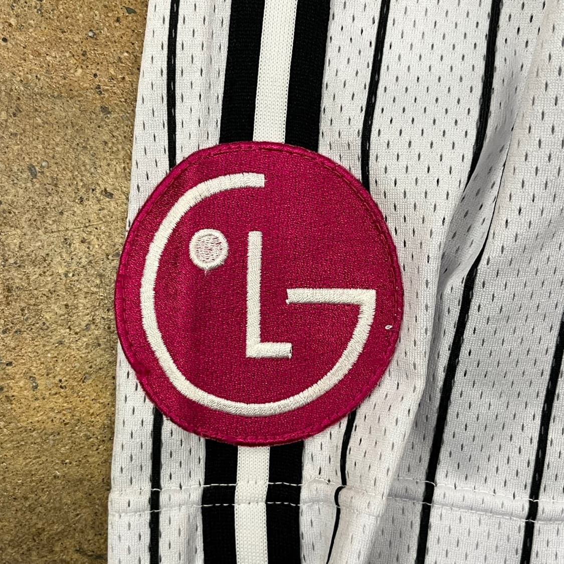 [100] LG 트윈스 스트라이프 야구 유니폼 조인성 c1 상품이미지6