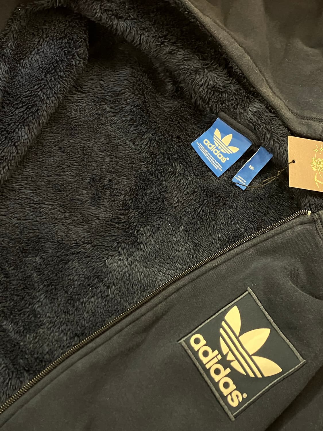 아디다스 퍼 후드집업 네이비 85 #csz2517 상품이미지7