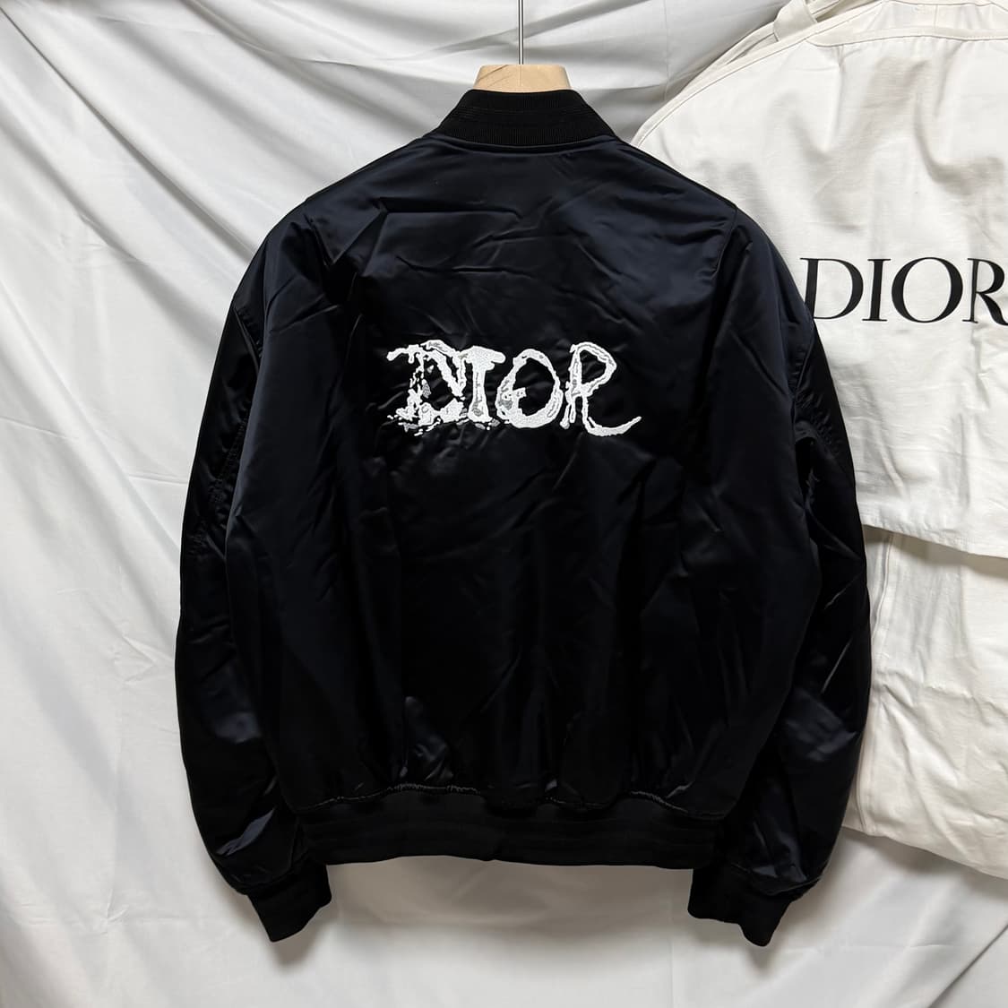 [S+급/54] 디올 X 피터도이그 백로고 블루종 봄버 자켓 상품이미지1