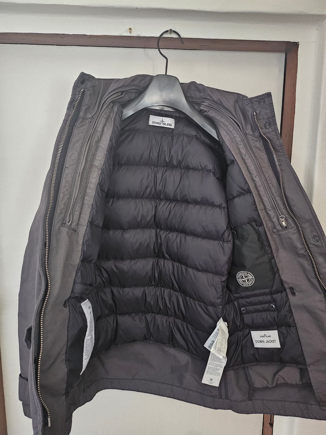 스톤아일랜드 데이비드tc 패딩 s 그레이 상품이미지5
