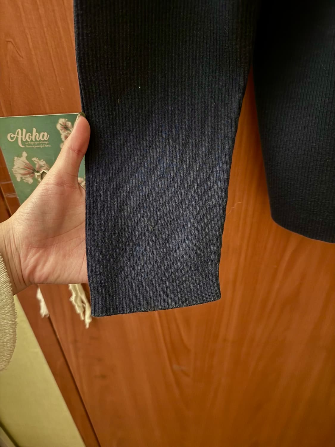 폴로진스 빈티지 니트 네이비 M 상품이미지3