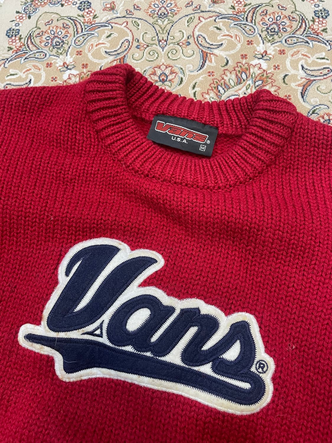 VANS USA 90S 반스 니트 M 상품이미지3
