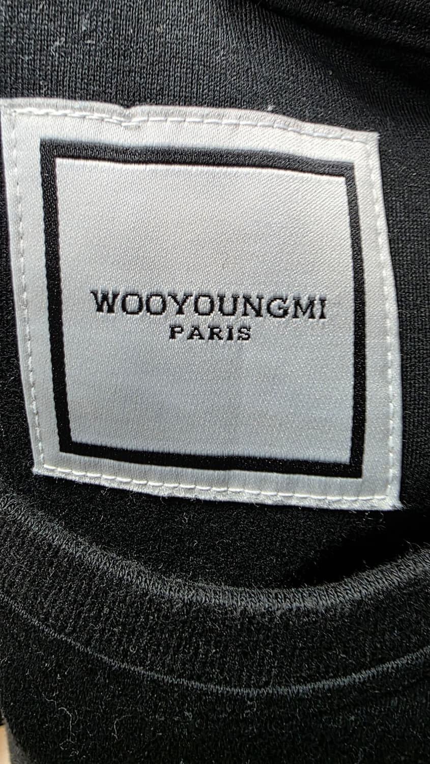 [새상품급,48]우영미 플라워 발색 반팔 블랙 상품이미지8