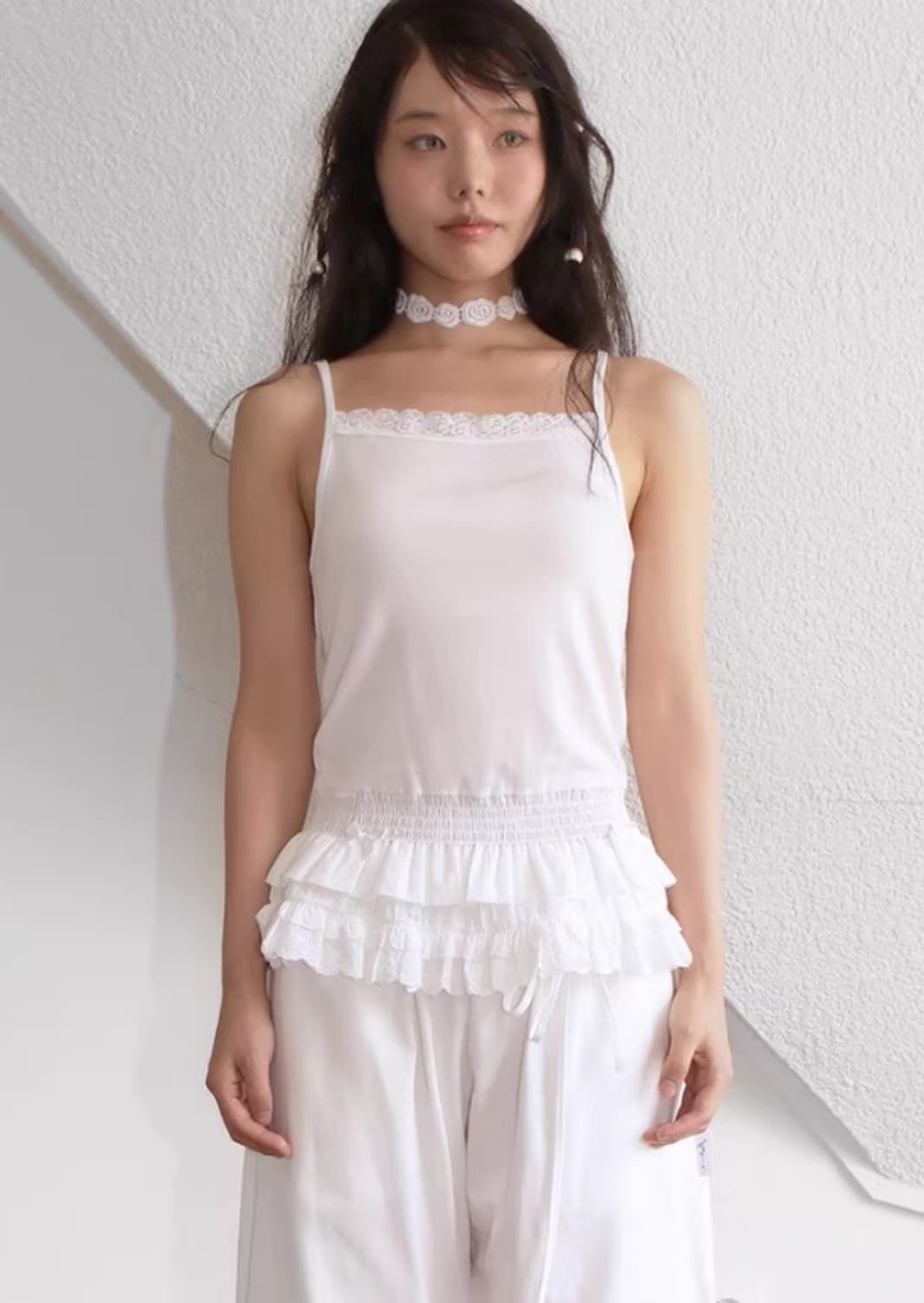 LACE CANCAN SLEEVELESS TOP 상품이미지3