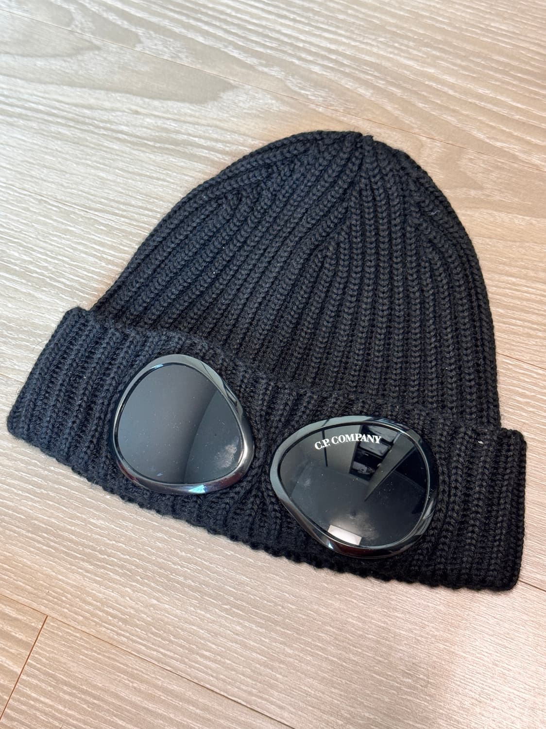 CP컴퍼니 코튼 고글 비니 블랙 CP COMPANY BEANIE 상품이미지2