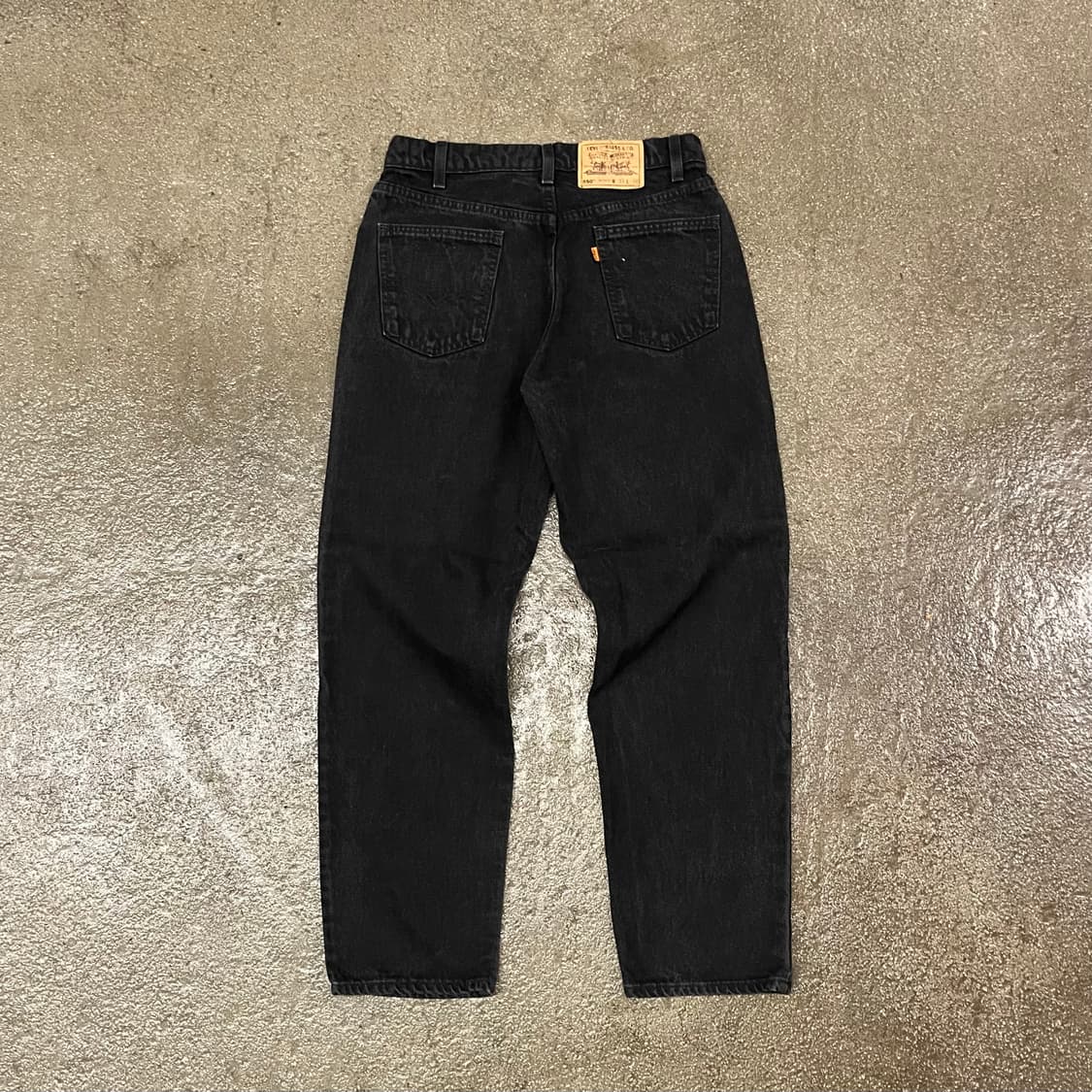 90s USA Levis550 오렌지탭 블랙진 (31“) 상품이미지1